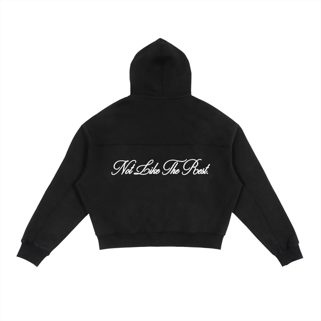 "The Art of Peace" Cropped Zip Up