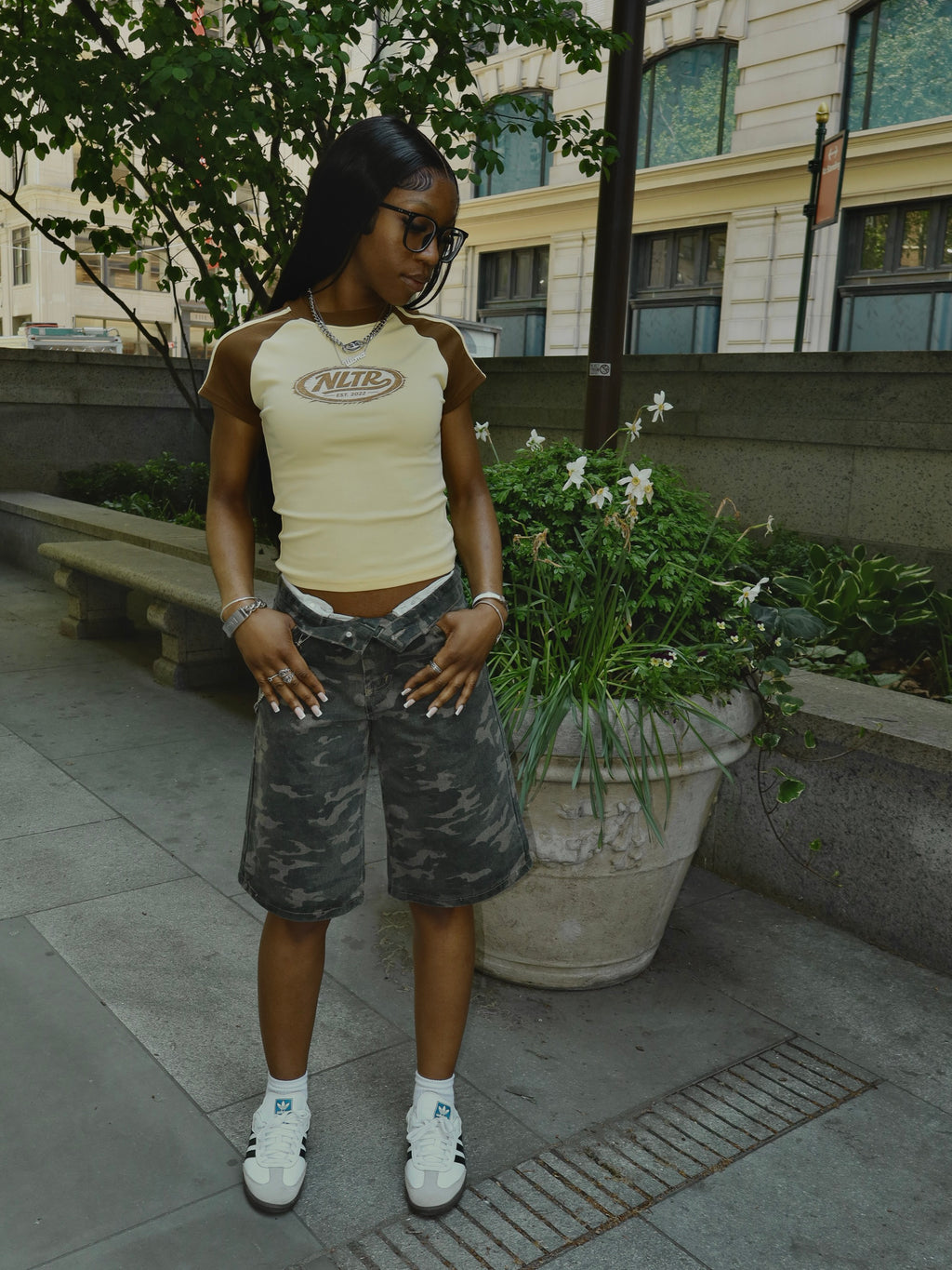 NLTR WOMENS "ESTABLISHED" BODYCON TEE