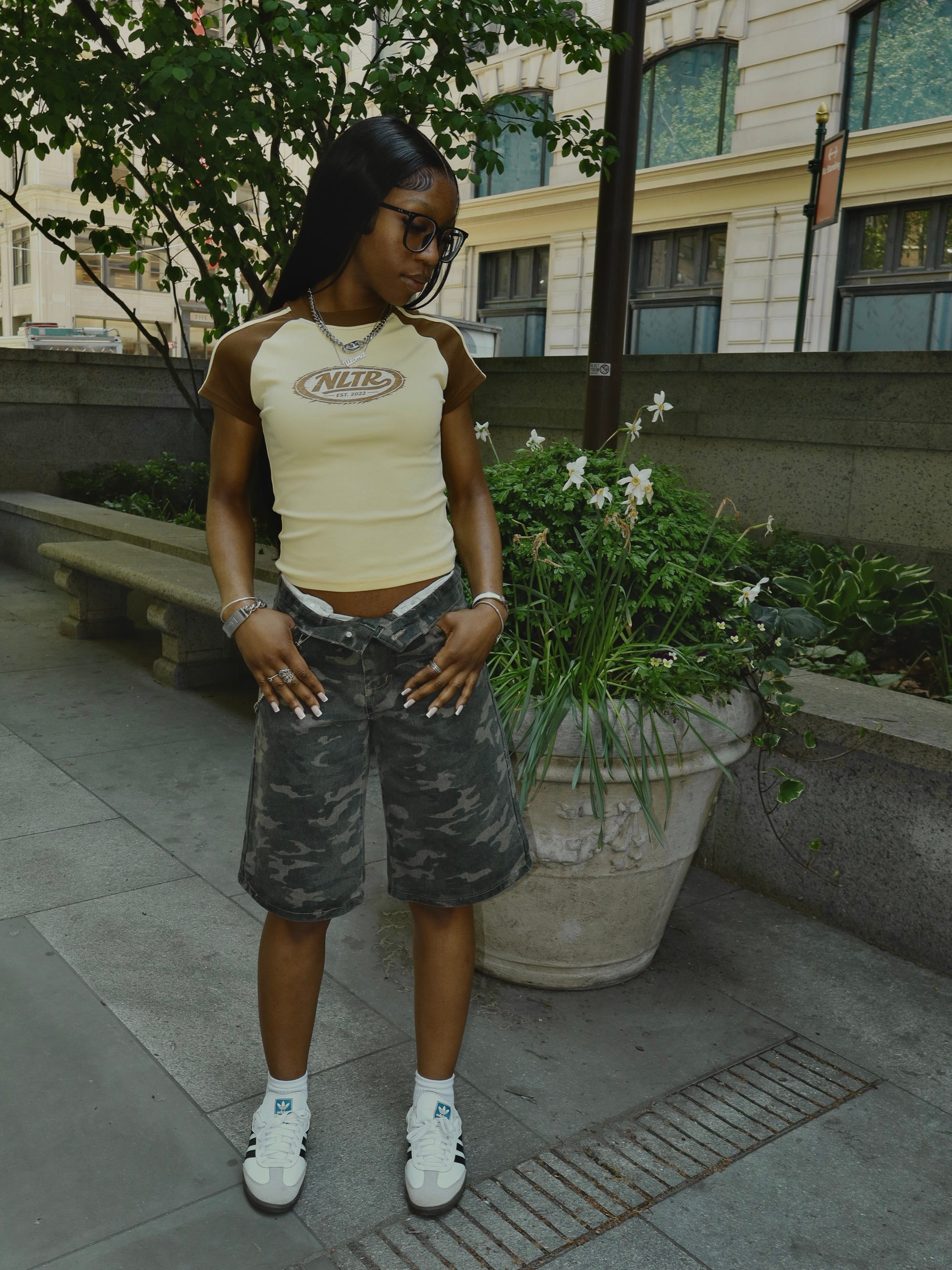 NLTR WOMENS "ESTABLISHED" BODYCON TEE