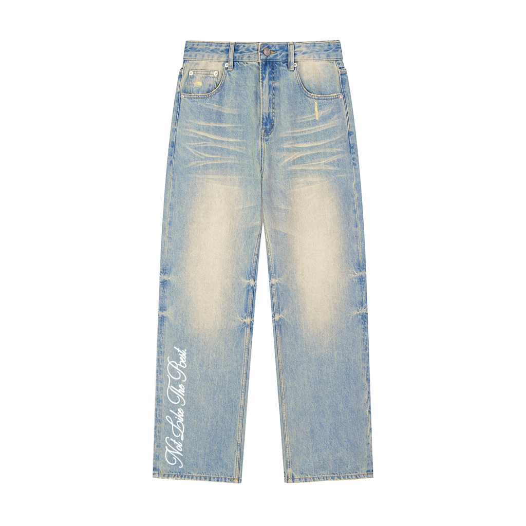 "The Art of Peace." Denim Jeans