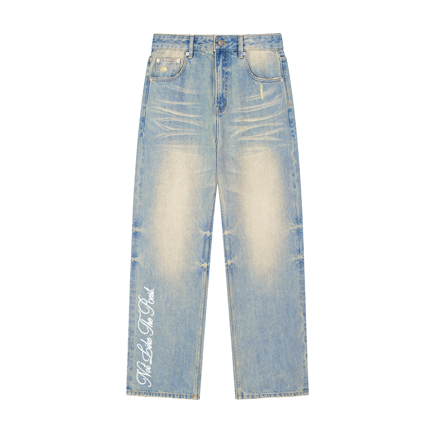 "The Art of Peace." Denim Jeans