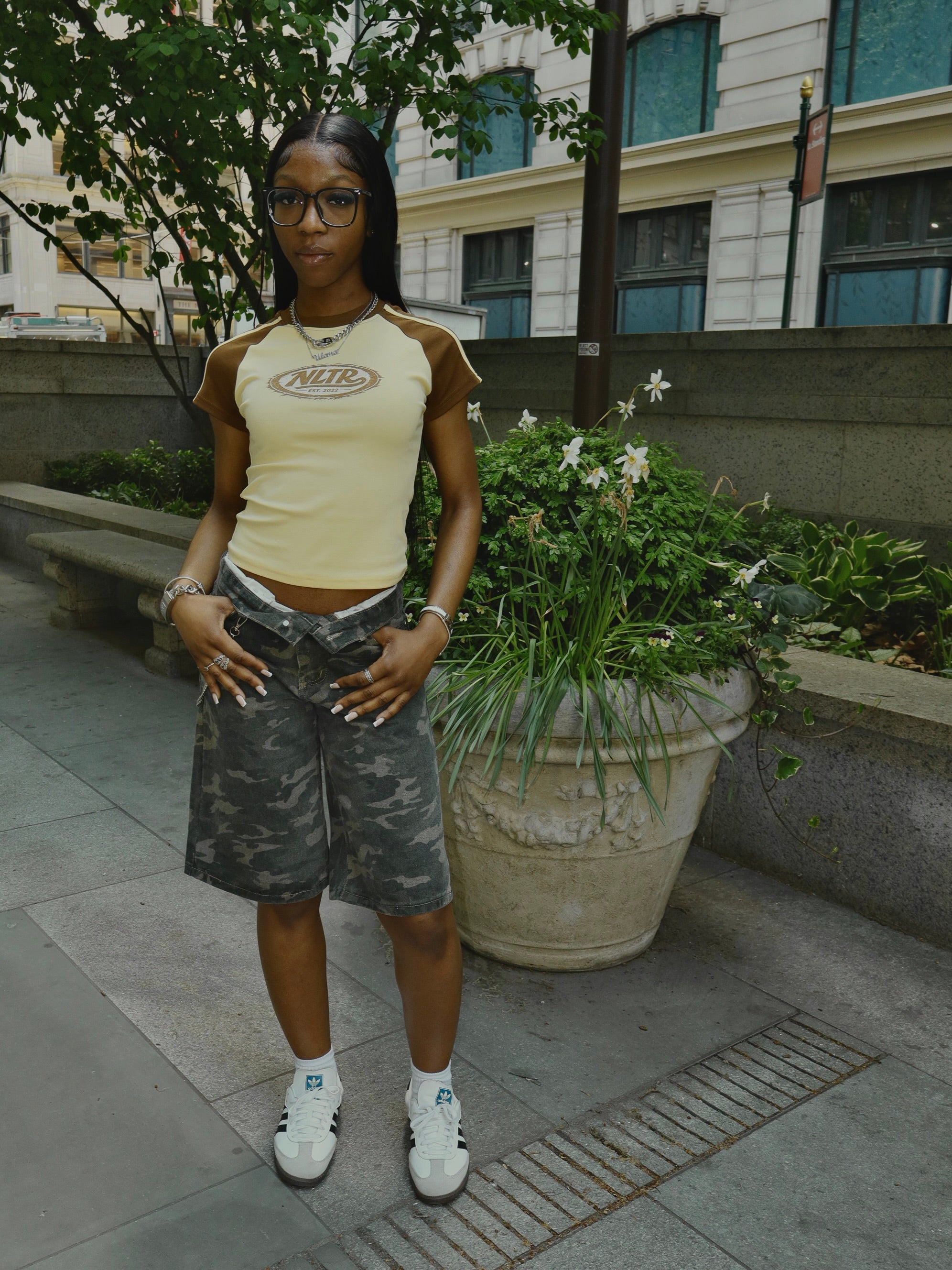 NLTR WOMENS "ESTABLISHED" BODYCON TEE