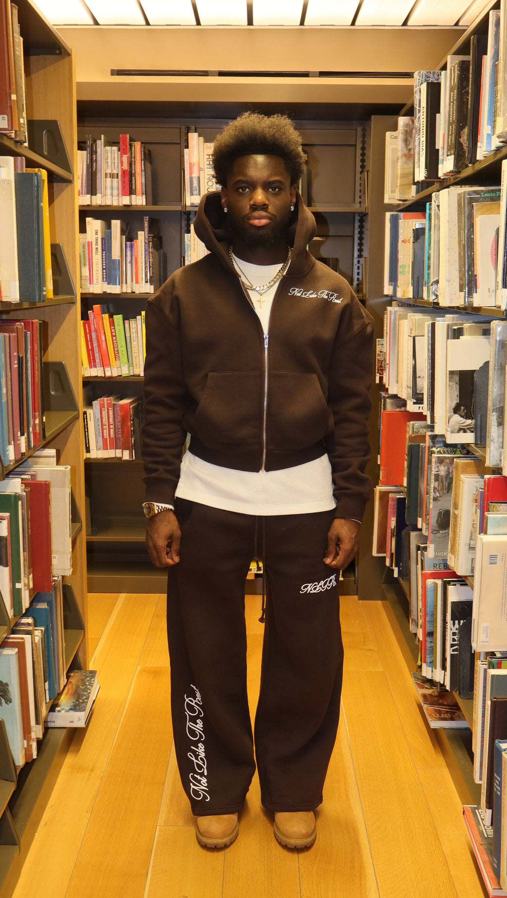 "The Art of Peace" Cropped Zip Up