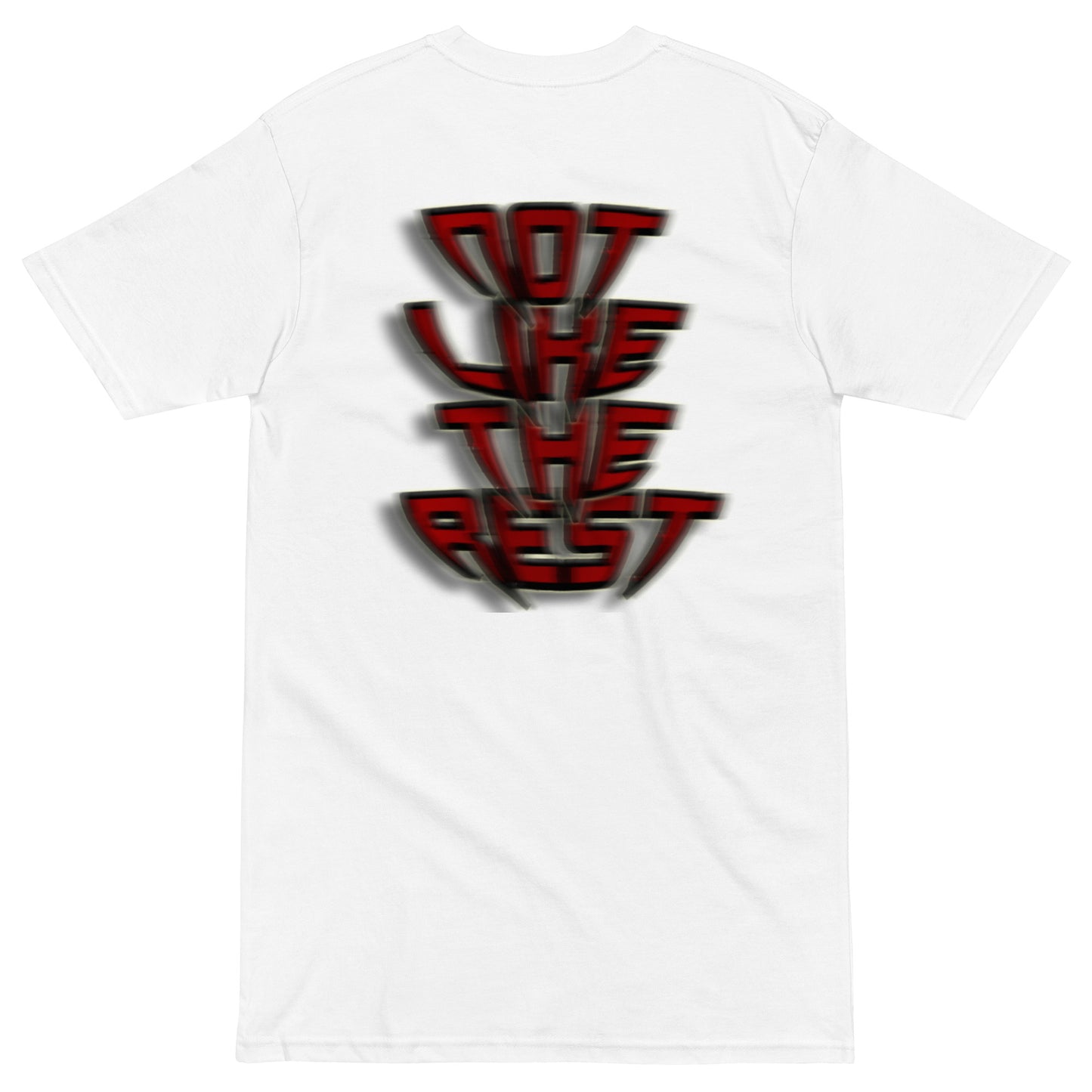 NLTR RED PREMIUM "BLUR LOGO" TEE